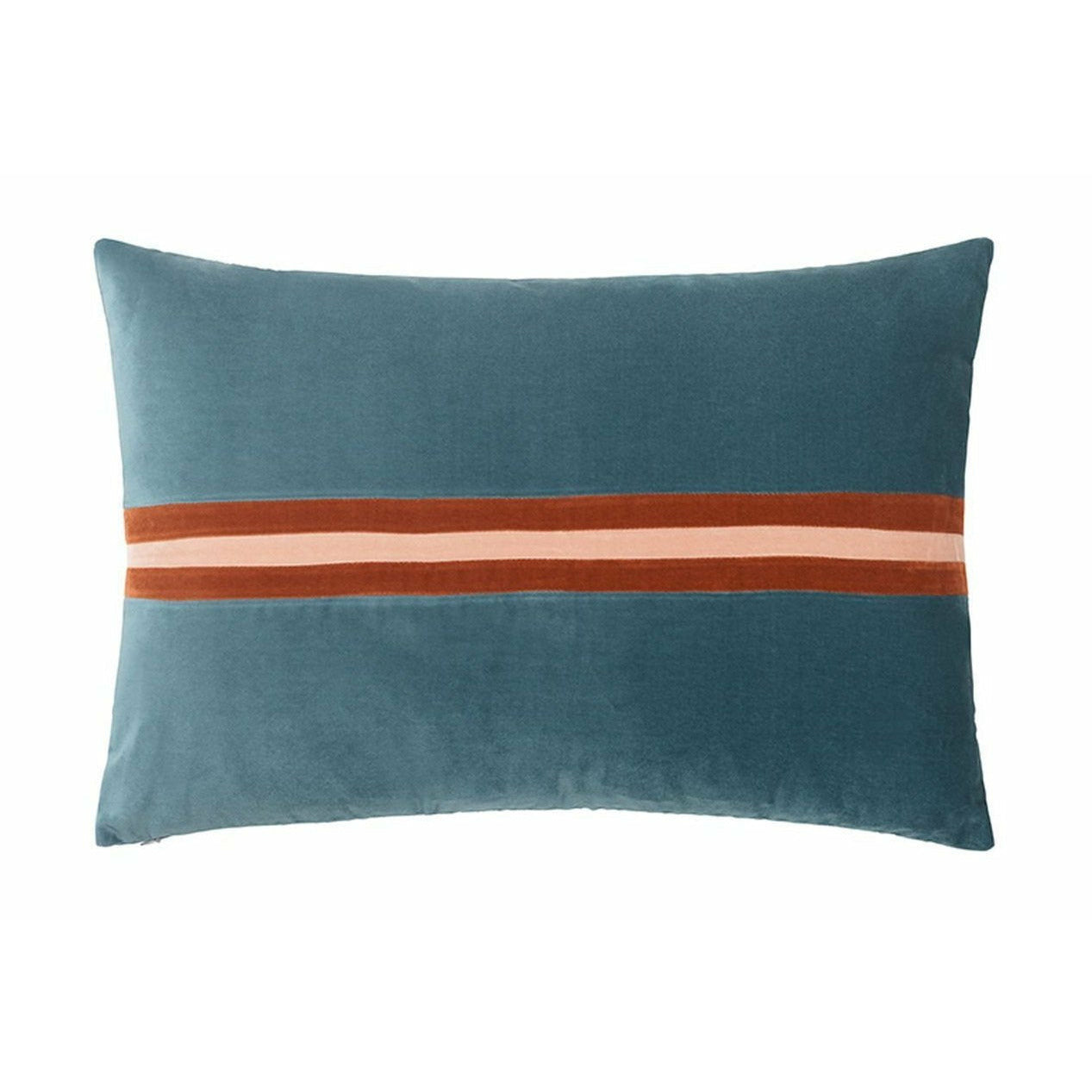 Almohada de terciopelo de Christina Lundsteen Harlow, Mazarine/Naranja quemada/Pálster