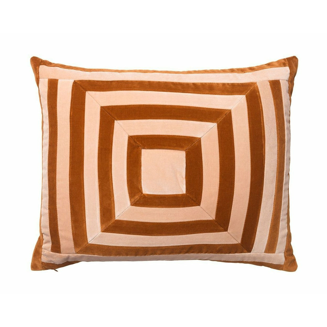 Almohada de terciopelo de Christina Lundsteen Lucy, Pálster/Naranja quemada