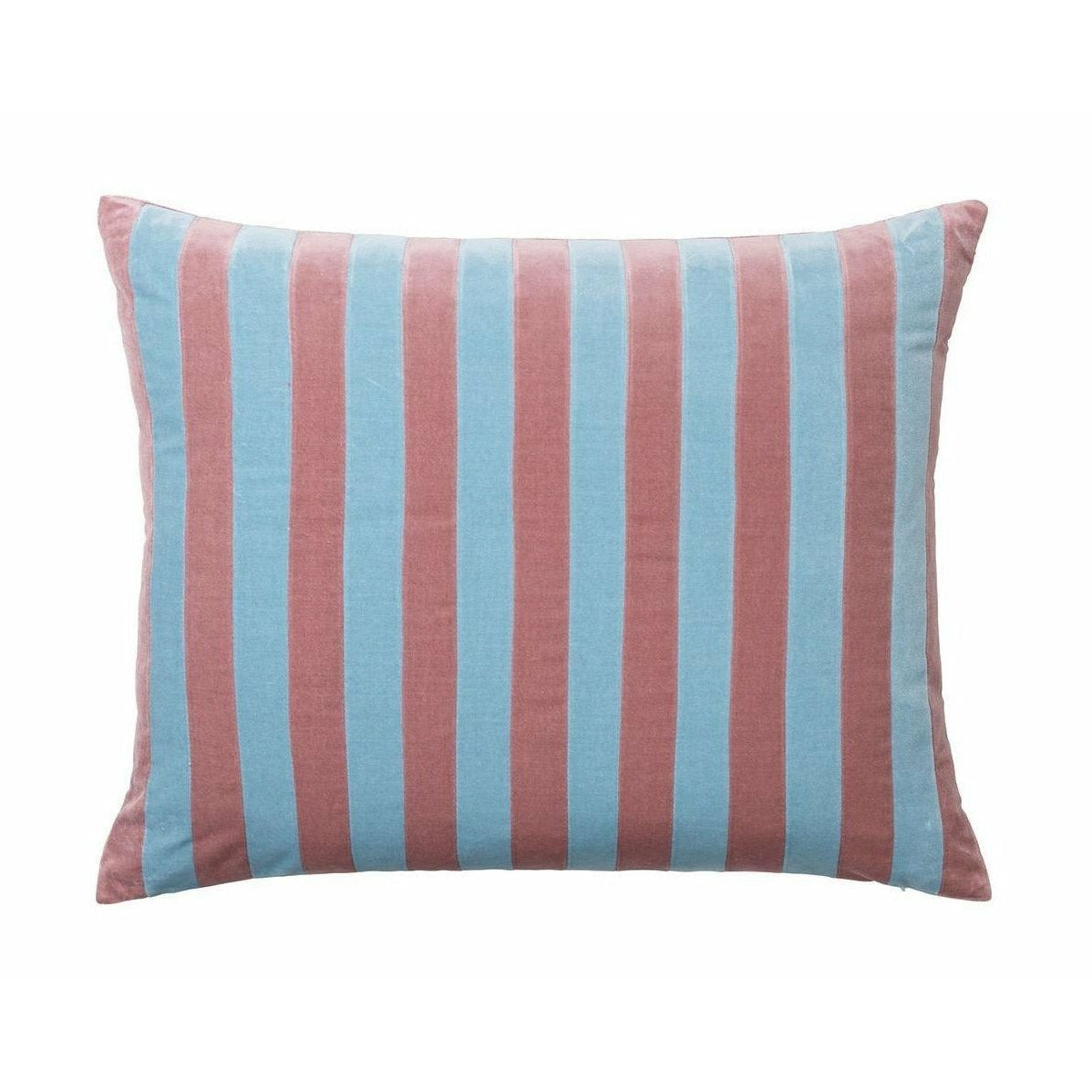 Almohada de terciopelo de Christina Lundsteen Millie, rosa vieja/polvo azul