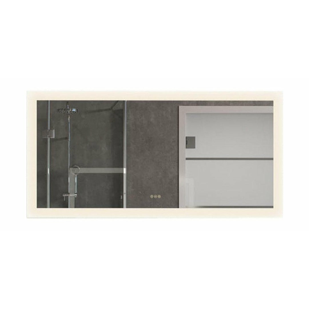 Specchio audio Larvik da bagno Copenhagen, L140 cm