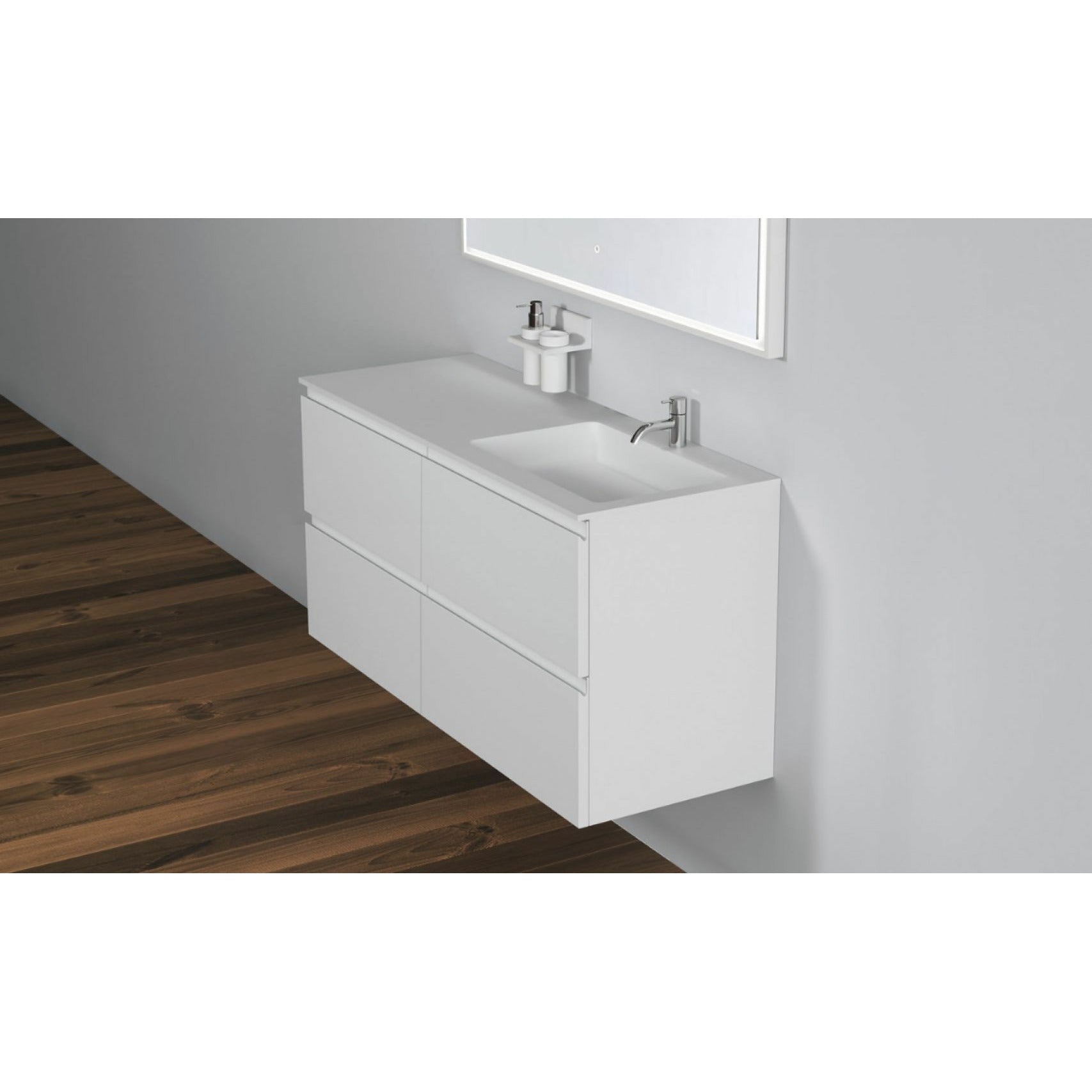 [product_category]-Copenhagen Bath Malmö Cabinet With Right Romsø Sink, L120 Cm-Copenhagen Bath-5700300102071-30010207-COP-4