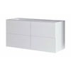 Copenhagen Bath SQ2 Double armadio con lavaggio sinistro, L120 cm