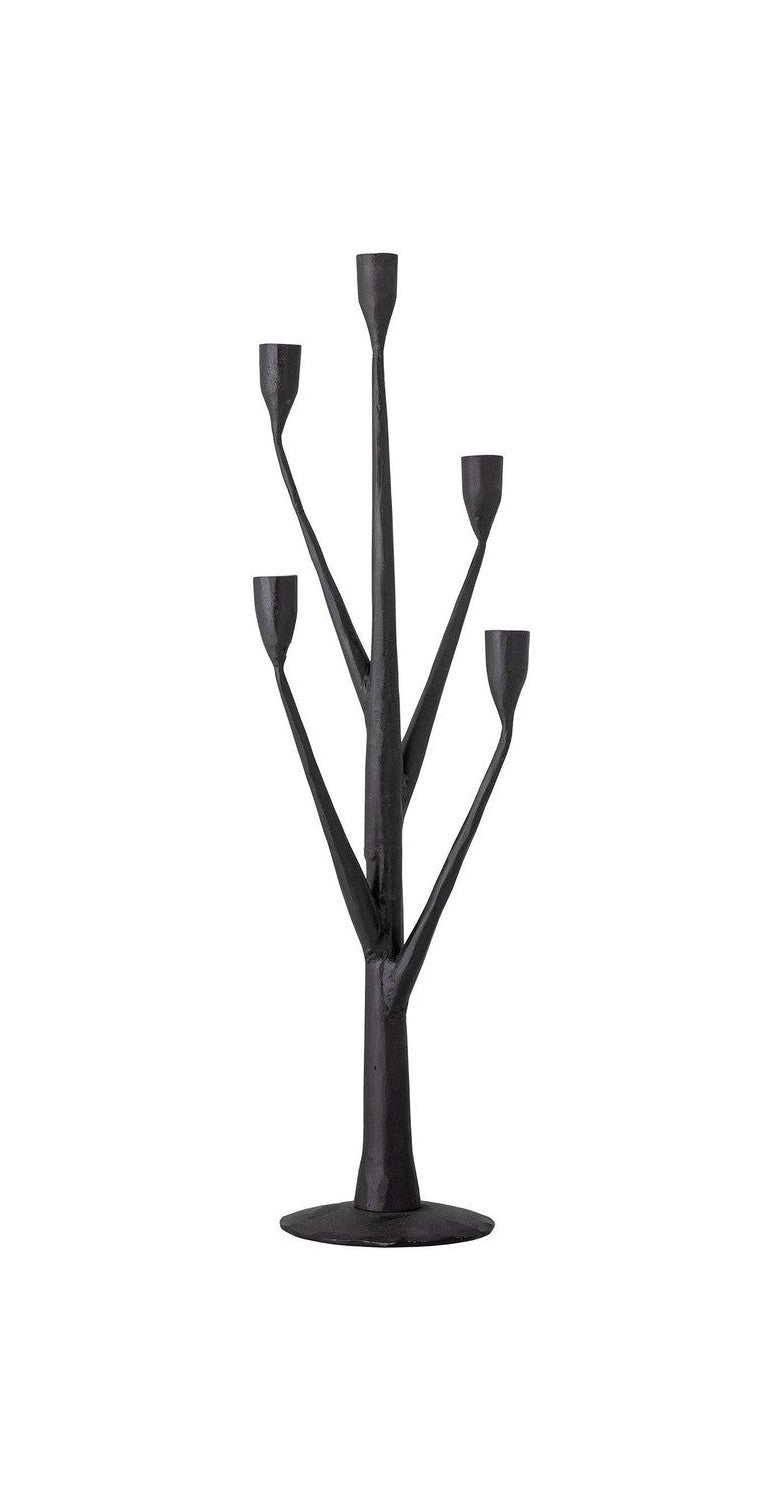 Kreativ kollektion Abriz Candle Holder, Black, Iron