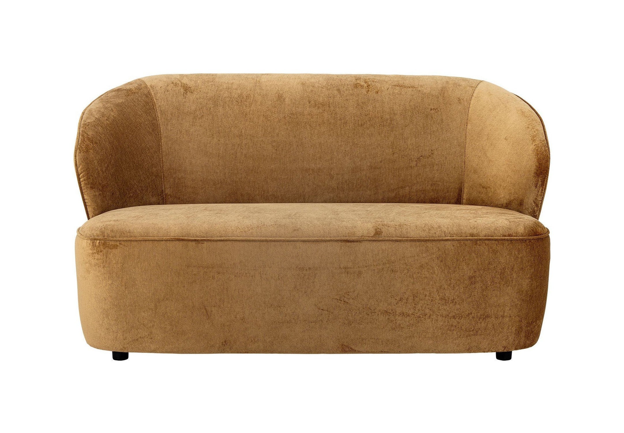 Sofa d'amonde de collection créative, brun, polyester