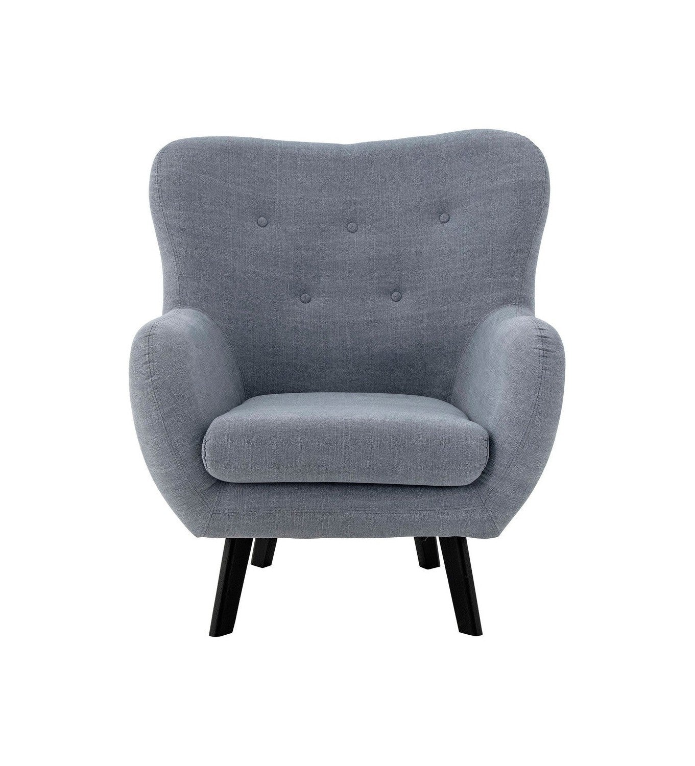 Creative Collection Beau Lounge sedia, blu, cotone