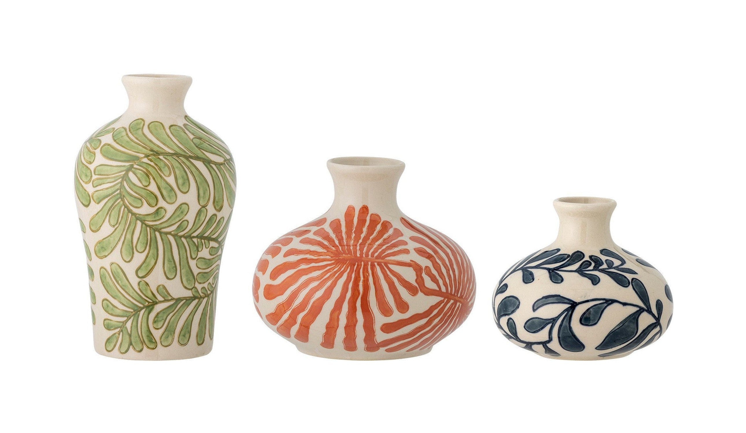 Kreativ samling fauni vase, grøn, stentøj