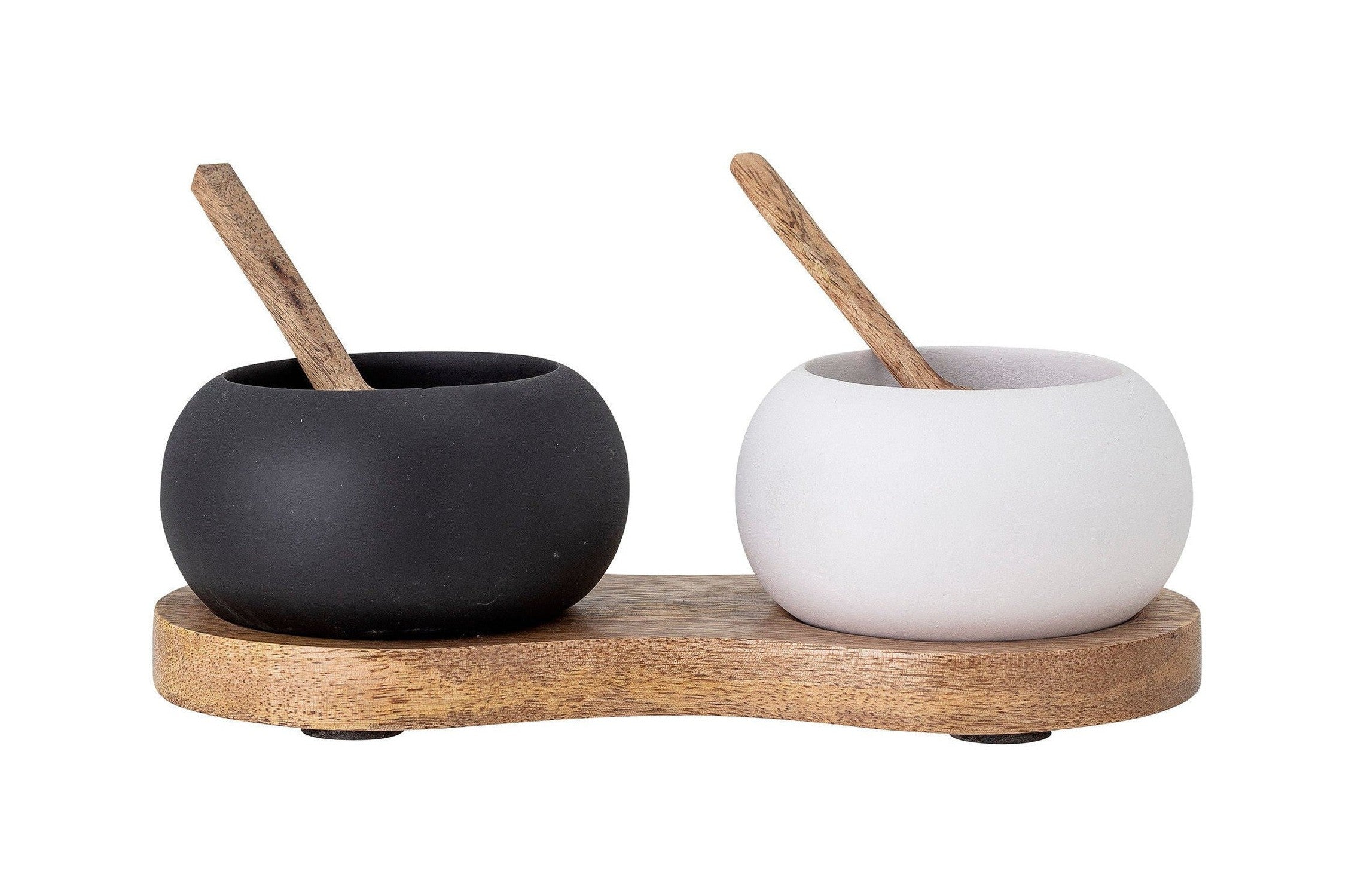 Collezione creativa Fict Salt & Pepper Jar, nero, mango