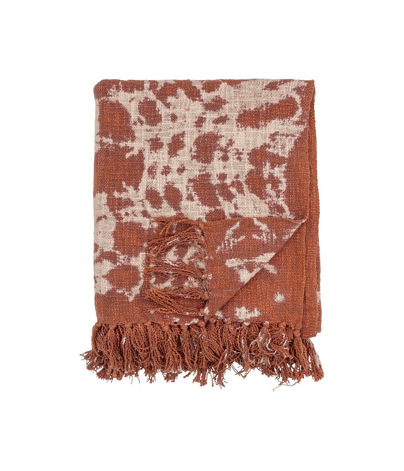 Collection créative Giuseppa Throw, marron, coton