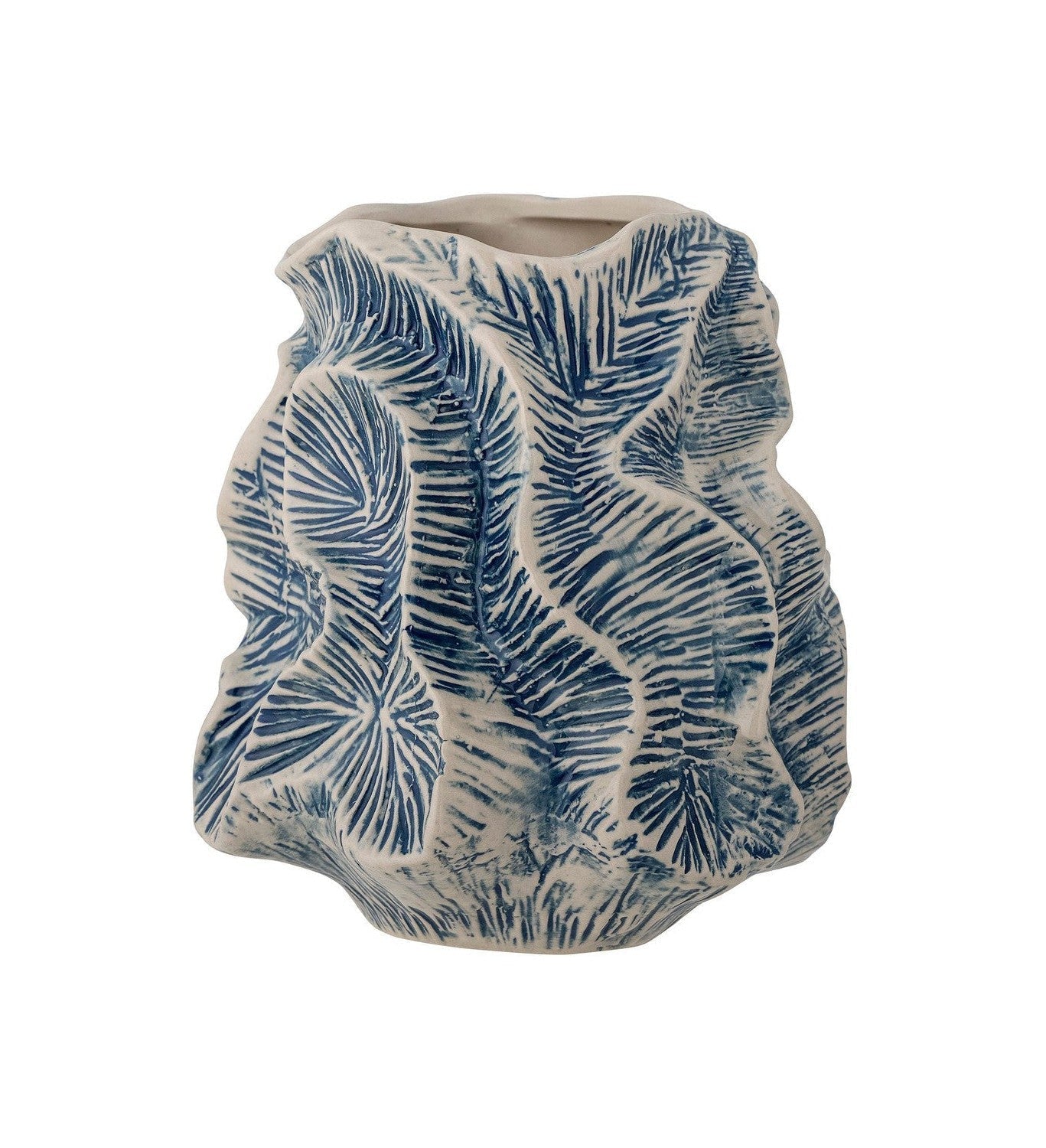 Creative Collection Guvi Vase, Blue, Stoneware