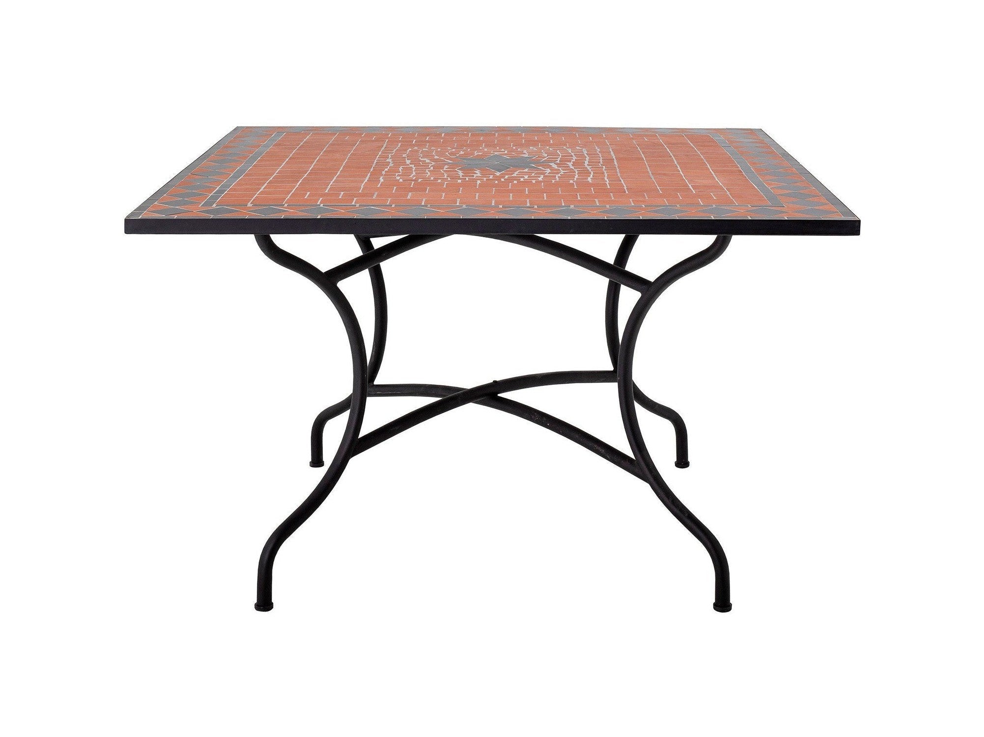 Creative Collection Hellen Dining Table, Red, Stone