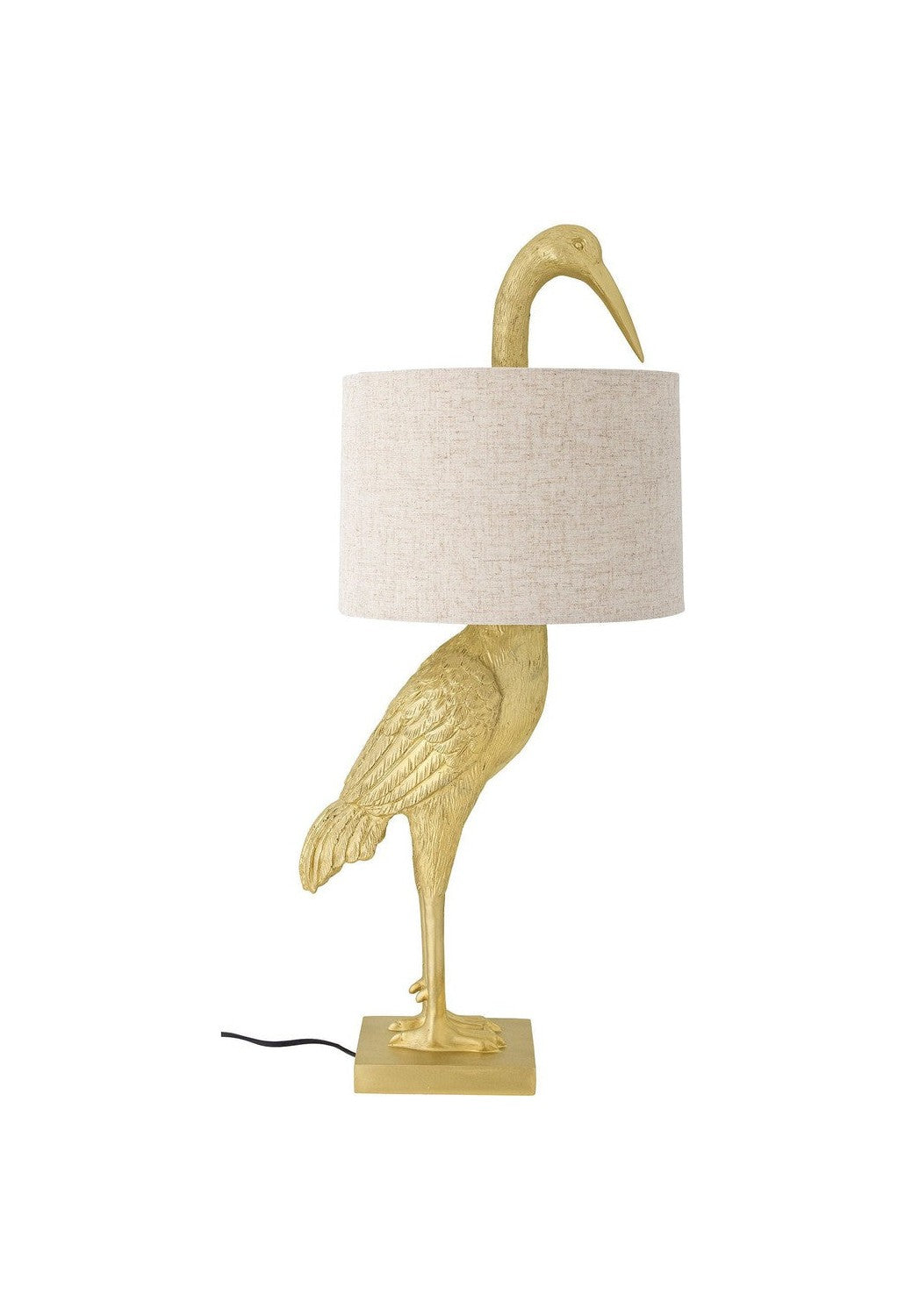 Creative Collection Heron Table lamp, Gold, Polyresin