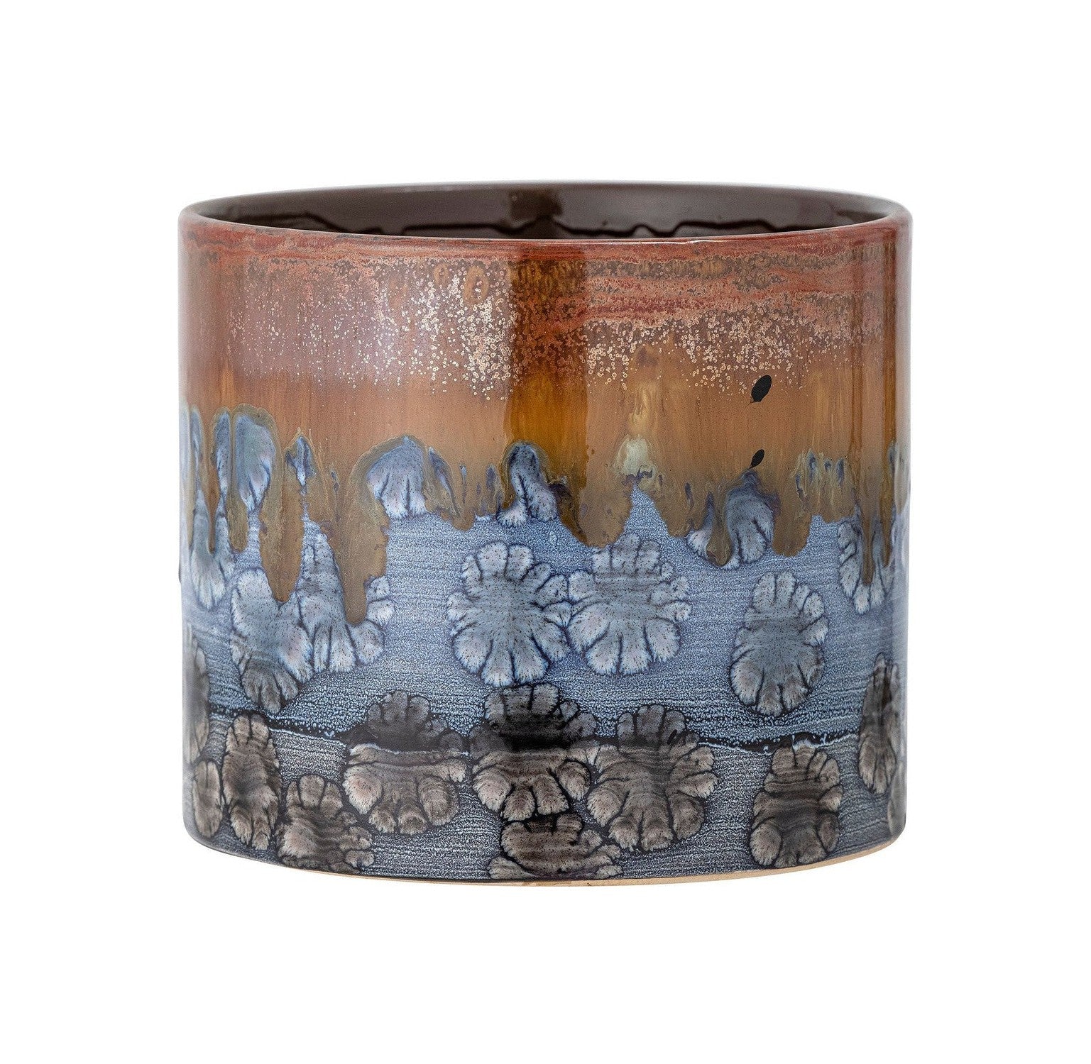 Creatieve collectie Ina Flowerpot, blauw, steengoed