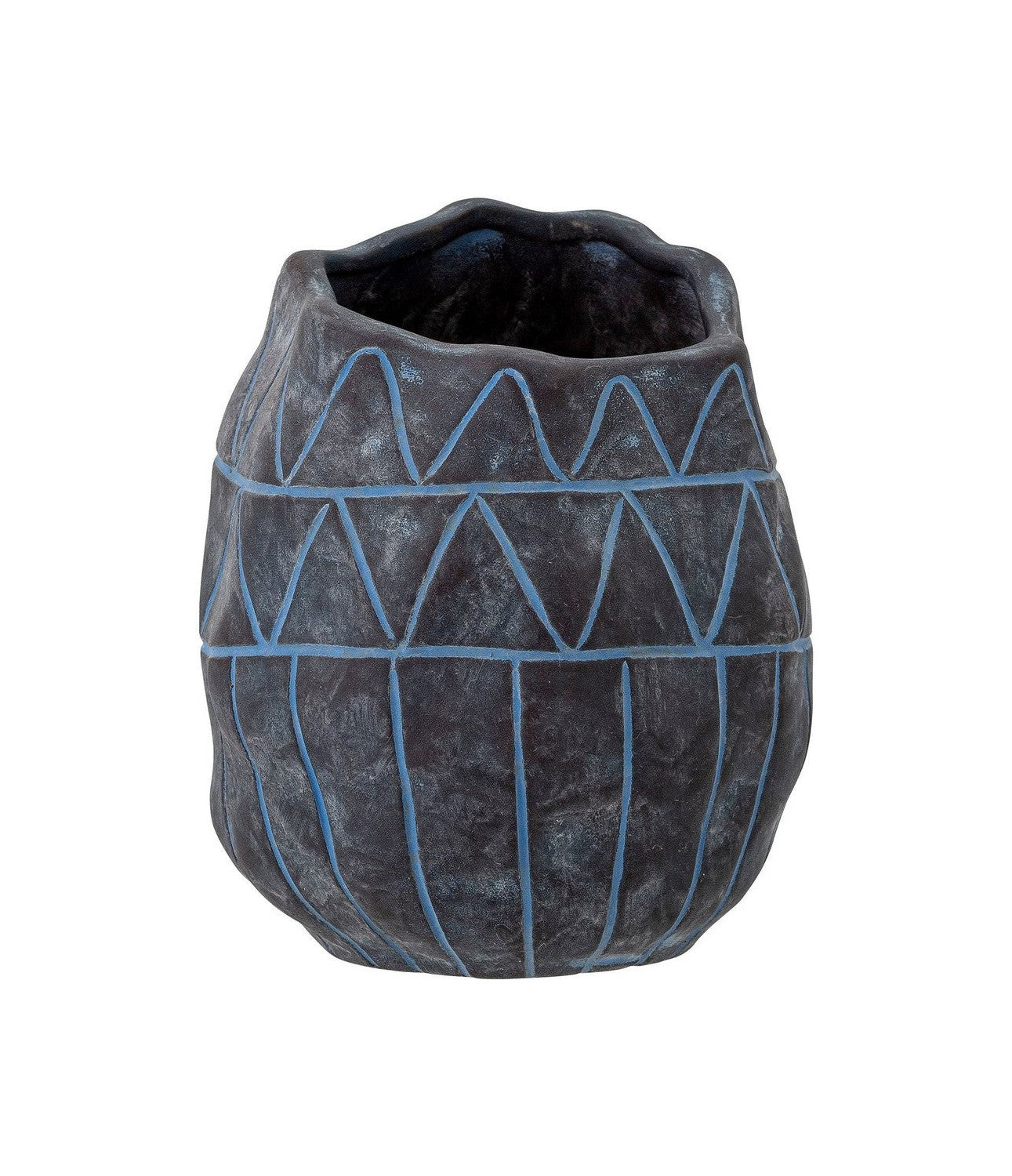 Kreativ samling Ivo Deco Vase, Blue, Keramik