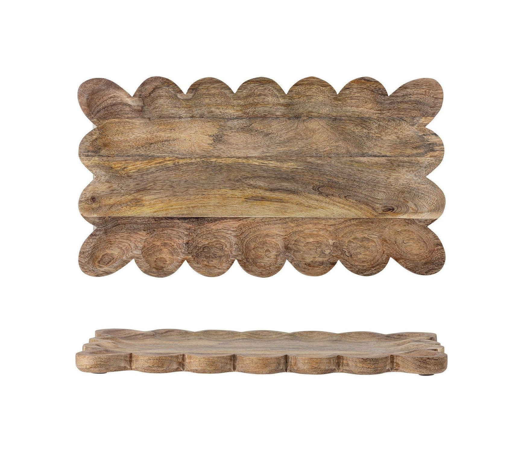 Creatieve collectie Kallo Serving Tray, Nature, Mango