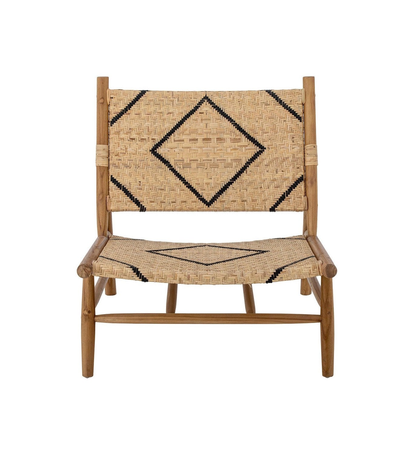 Creative Collection Lennox Lounge Chair, Nature, Teak