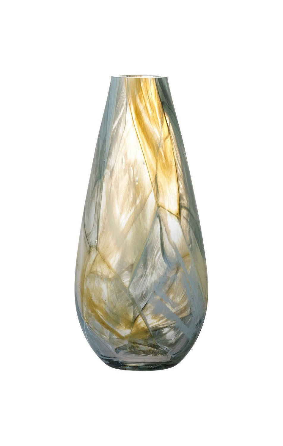 Collezione creativa Vase Lenoah, giallo, vetro