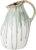 Creative Collection Link Deco Vase, Green, Stoneware