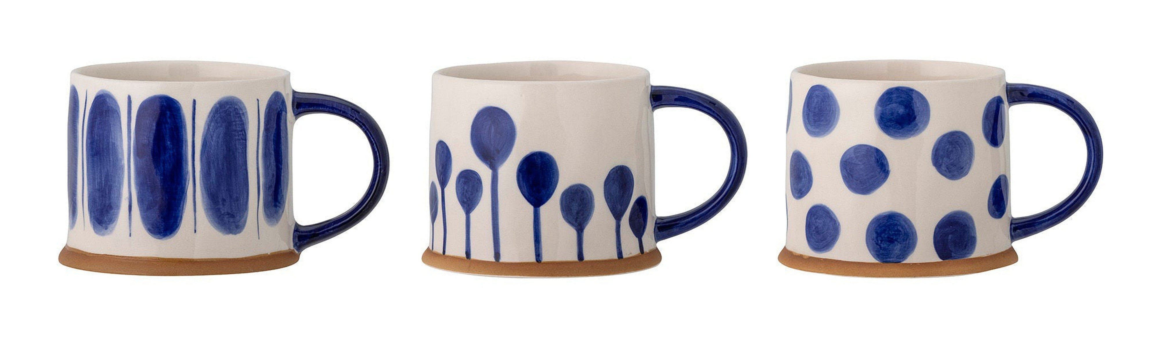 Mug Creative Collection Linora, bleu, grès