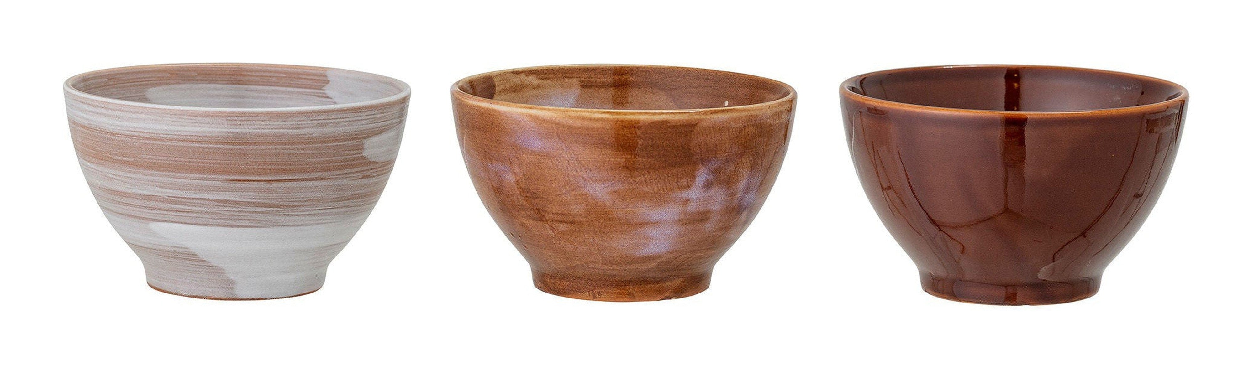 Skapandi safn Lotus Bowl, Brown, Steingware