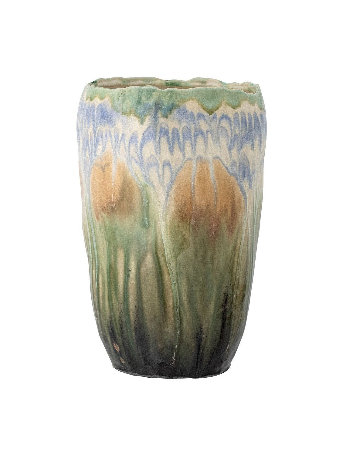 Creative Collection Mahasti Vase, Green, StoneWare