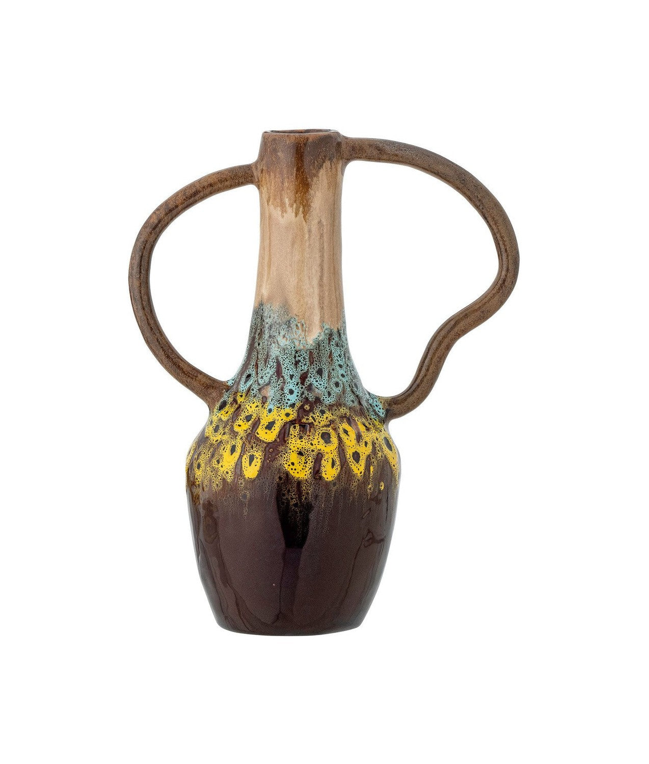 Creative Collection Mahnoor Vase, Brown, stentøj