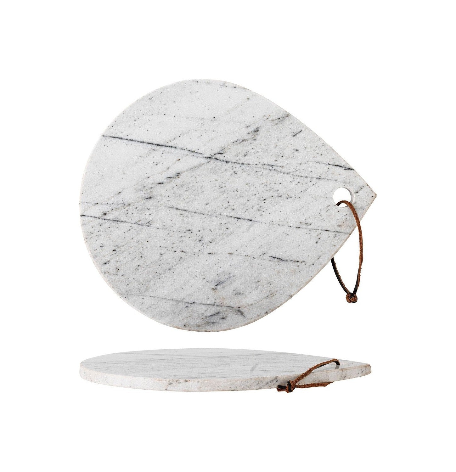 Colección creativa Maiko Cutting Board, White, Marble