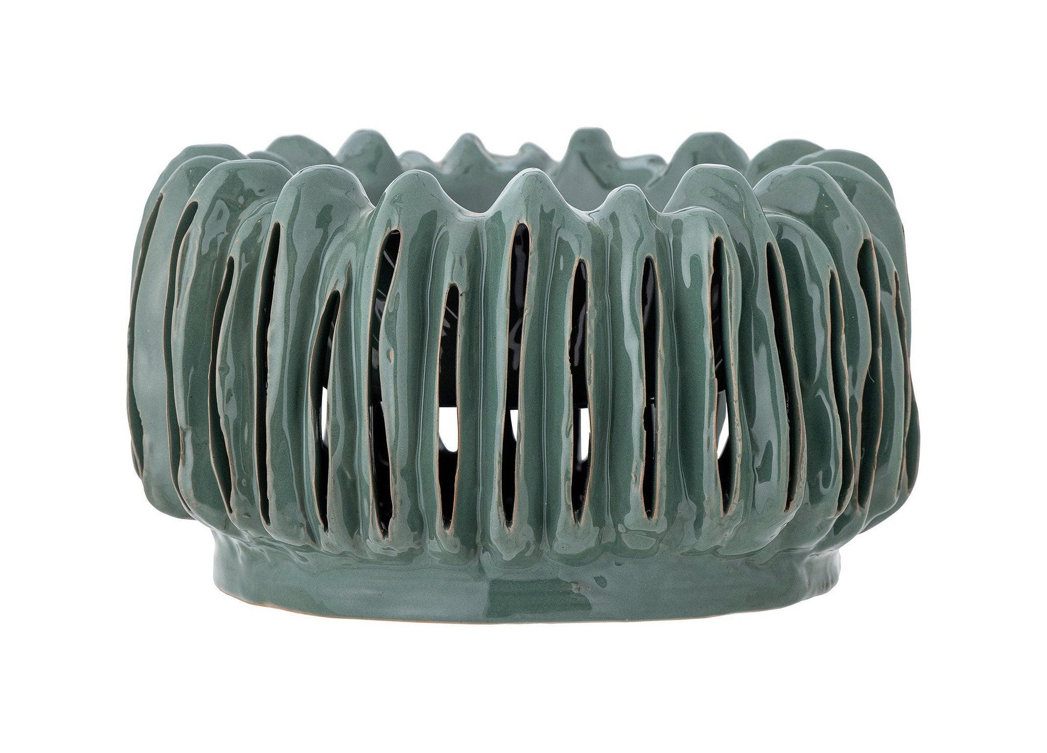 Creative Collection Mavel Flowerpot, Green, Stoneware