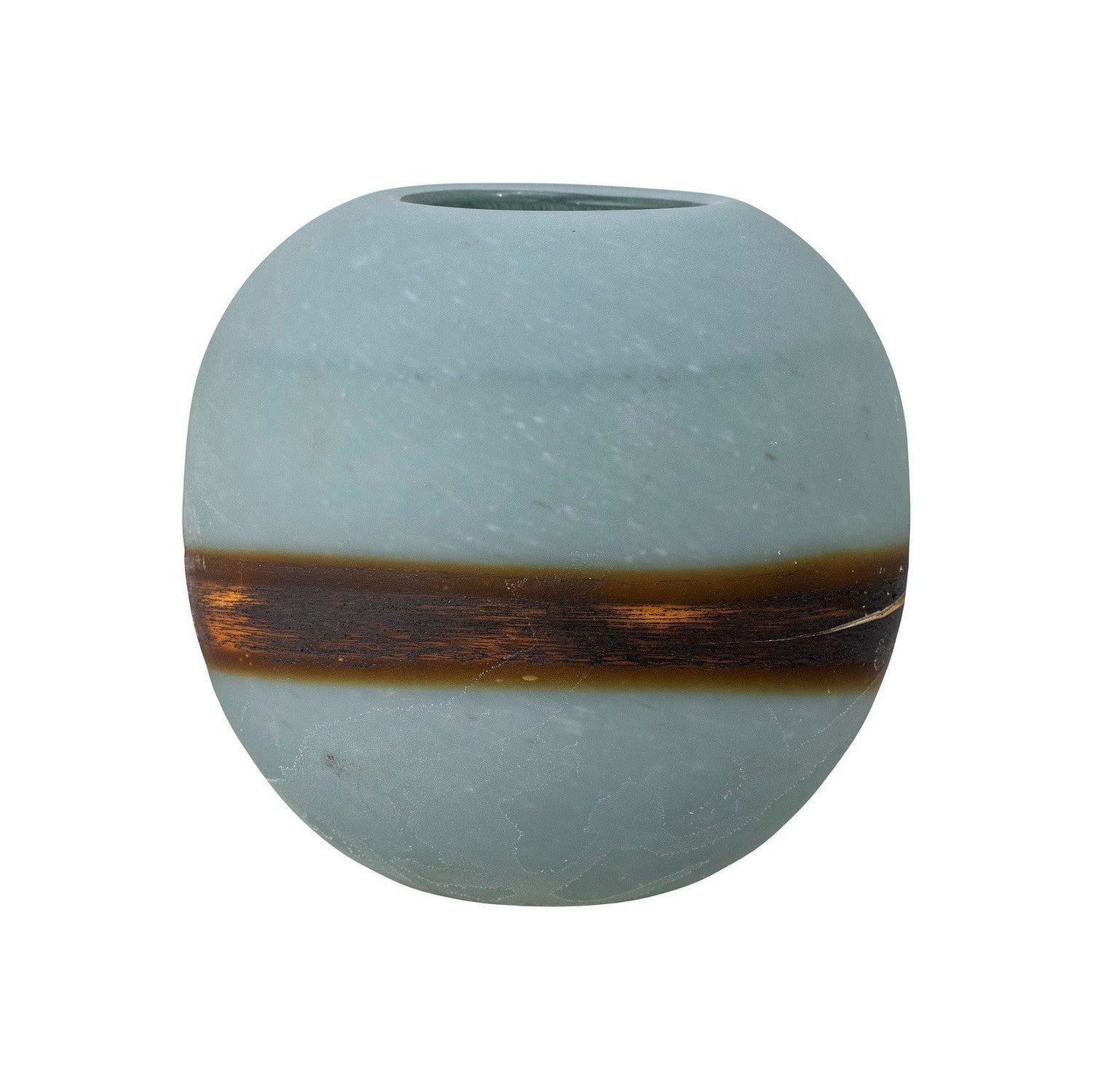 Kreative Kollektion Melike Vase, Blau, Glas