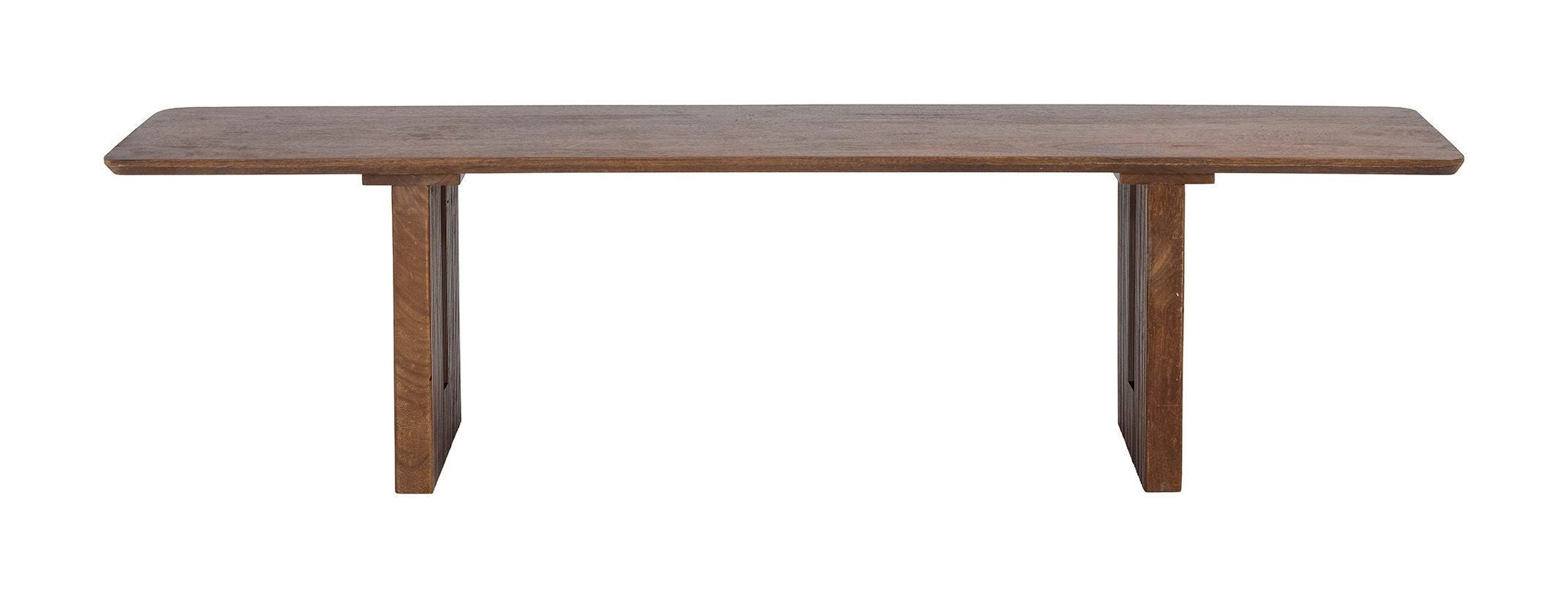 Kreativ samling Milow Bench, Brown, Mango