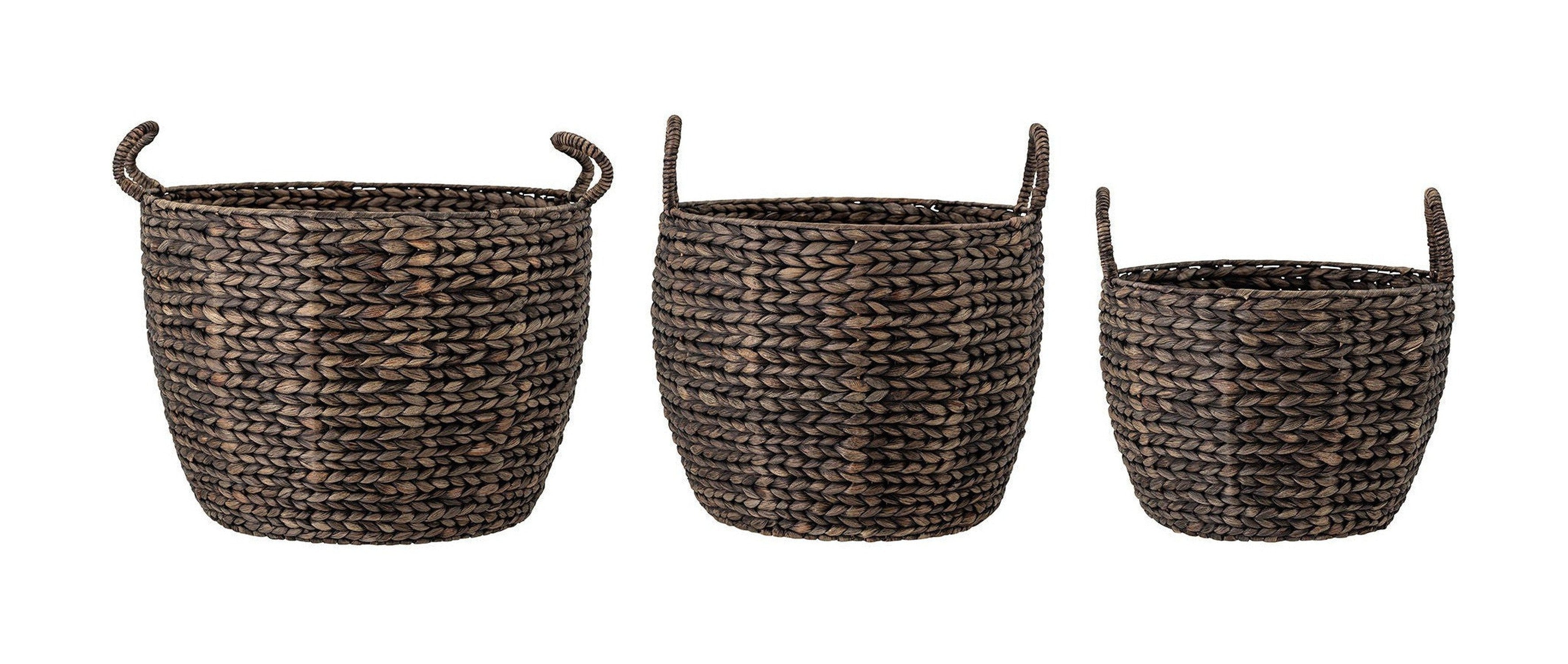 Kreativ samling Nael Basket, Brown, Water Hyacinth