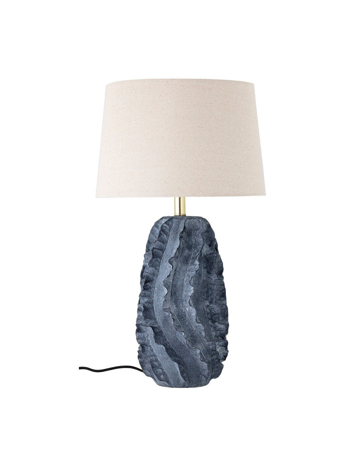 Kreative Kollektion Natika Tischlampe, Blau, Terrakotta