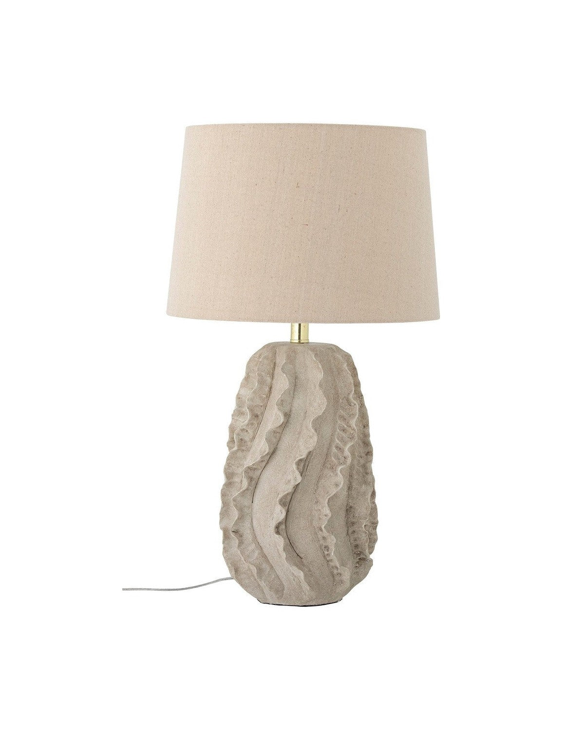 Creatieve collectie Natika Table Lamp, Nature, Stoneware