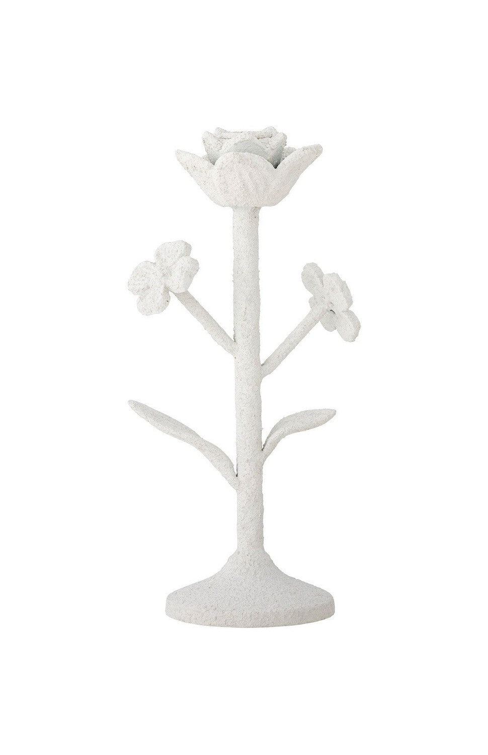 Creatieve collectie Ranin Candle Holder, White, Iron