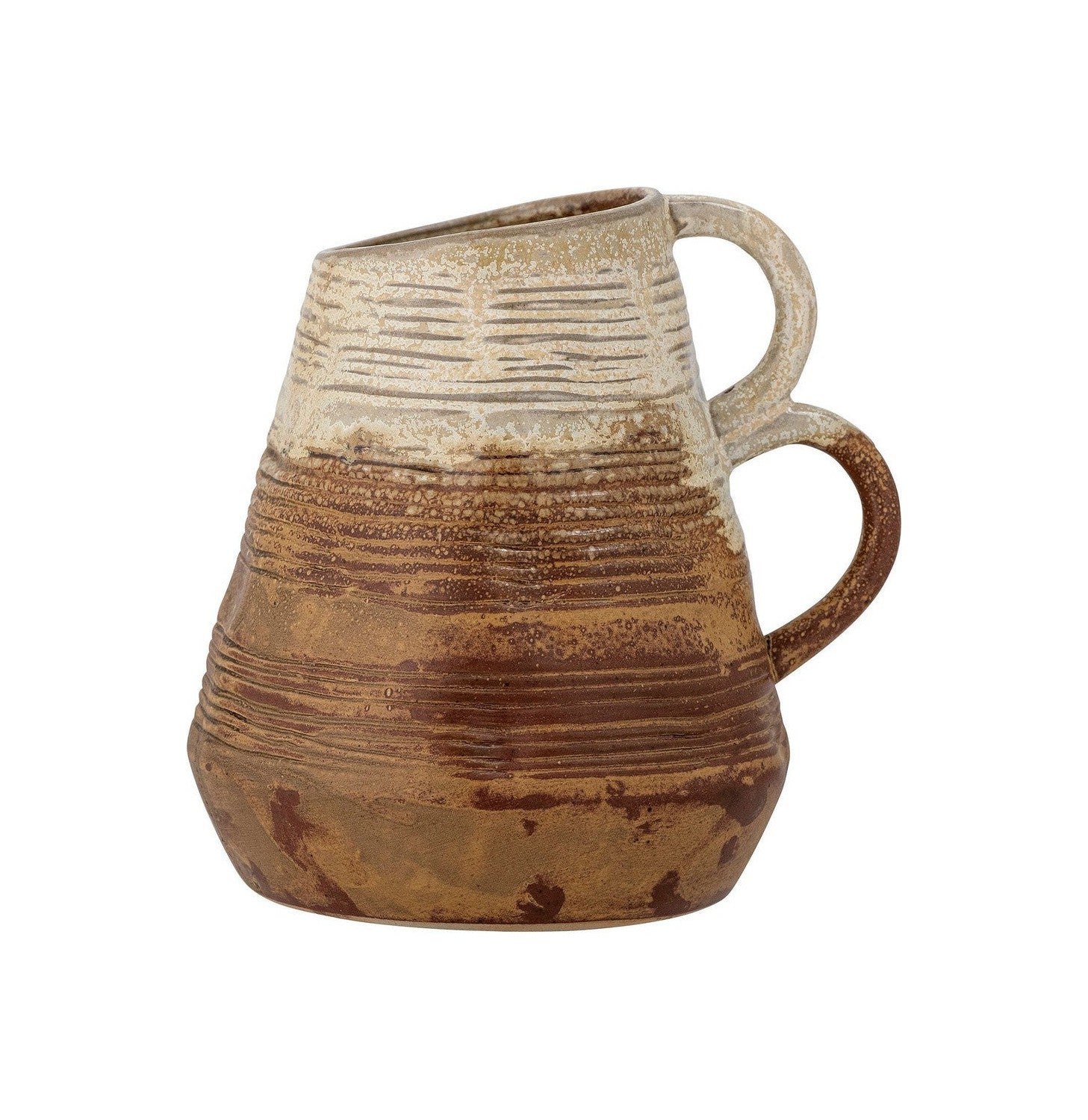 Creative Collection Risa Vase，Brown，Stoneware