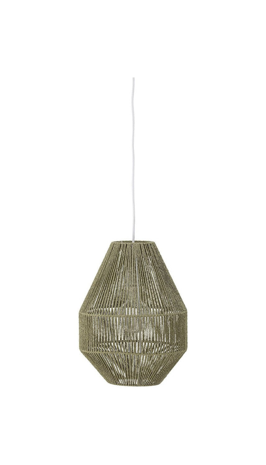 Creatieve verzameling Sacco hanger lamp, groen, papier