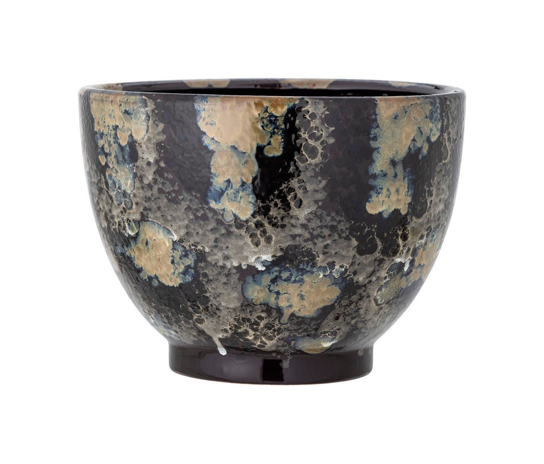 Creative Collection Sayed Flower Pot，蓝色，stoneware