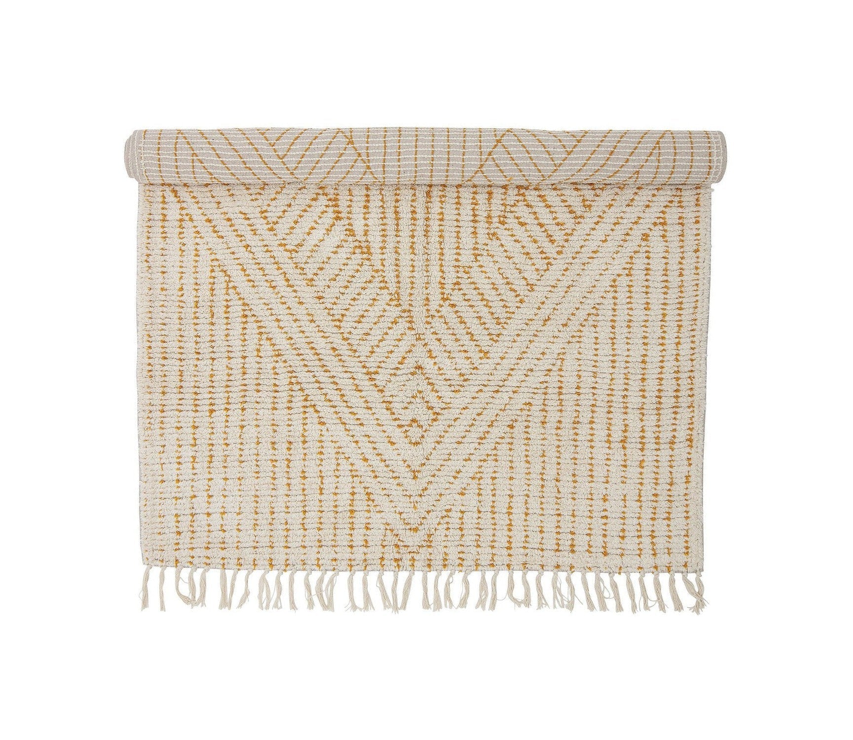 Creatieve collectie Stephi Rug, Yellow, Cotton