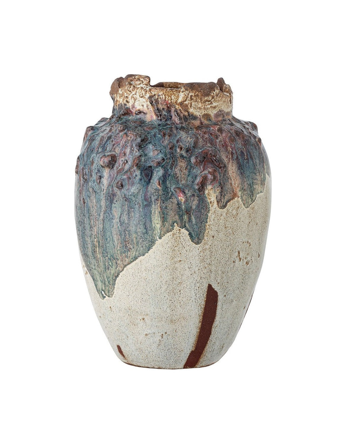 Kreative Sammlung Tauriel Vase, Blau, Steinzeug