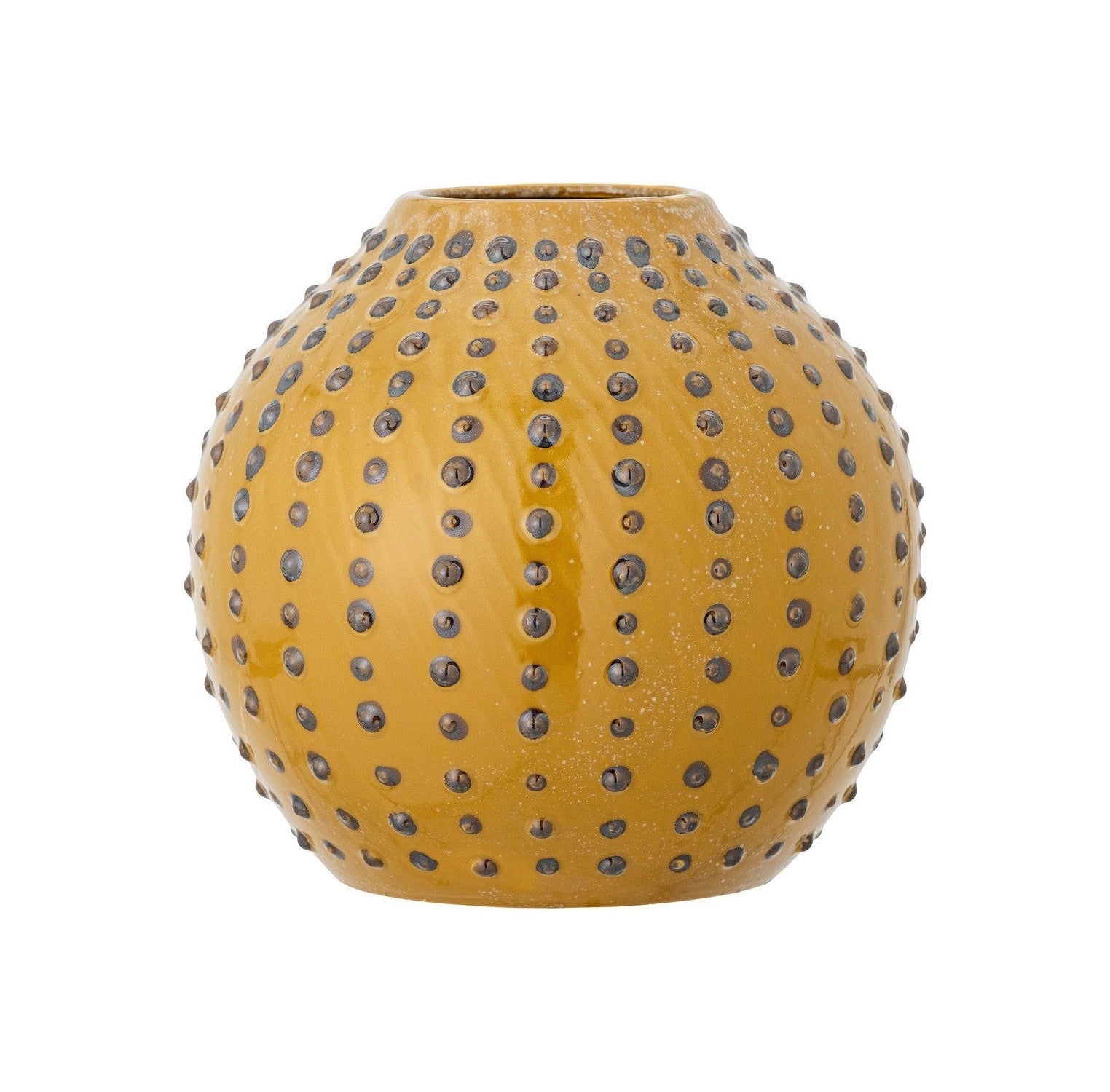 Vase Toofan de collection créative, jaune, grès