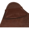 Cuero Pampa Coussin en cuir souple, chocolat