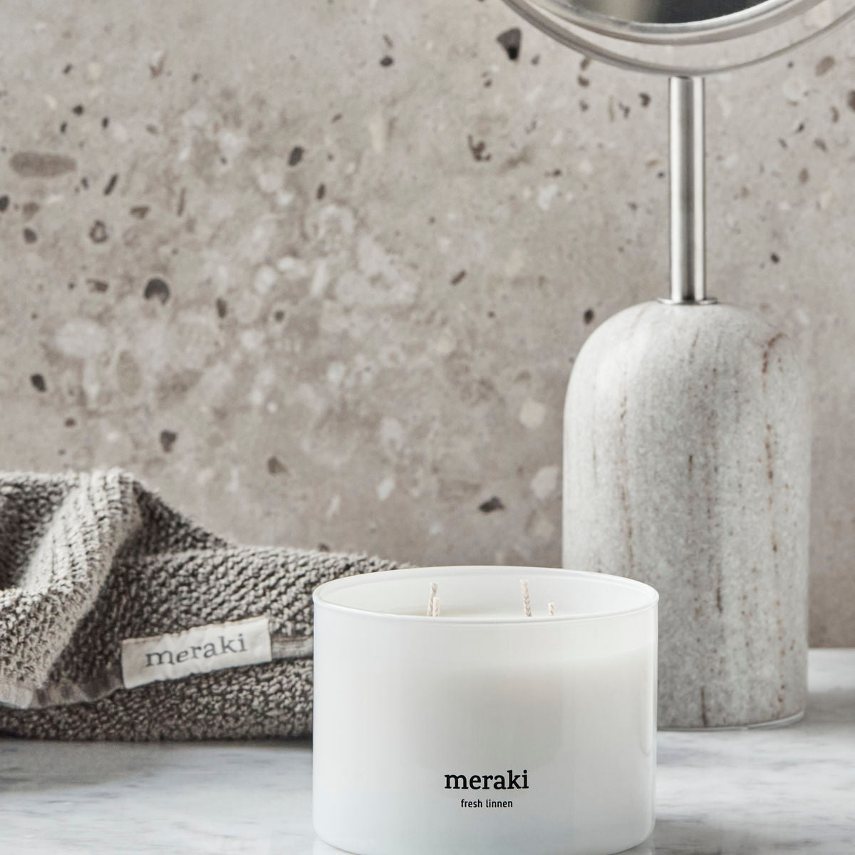 Meraki Bougie parfumée, lin frais