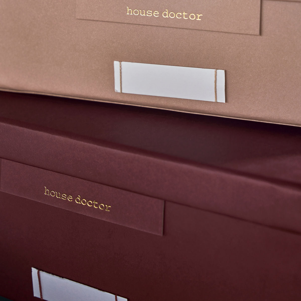 House Doctor Storage Boxes, Hdkeep, Burgundy/Rose