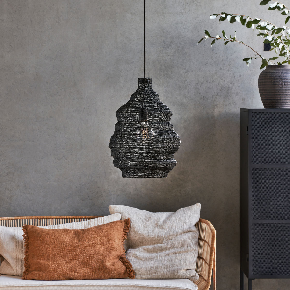 House Doctor Lamp, Hdmesh, svart