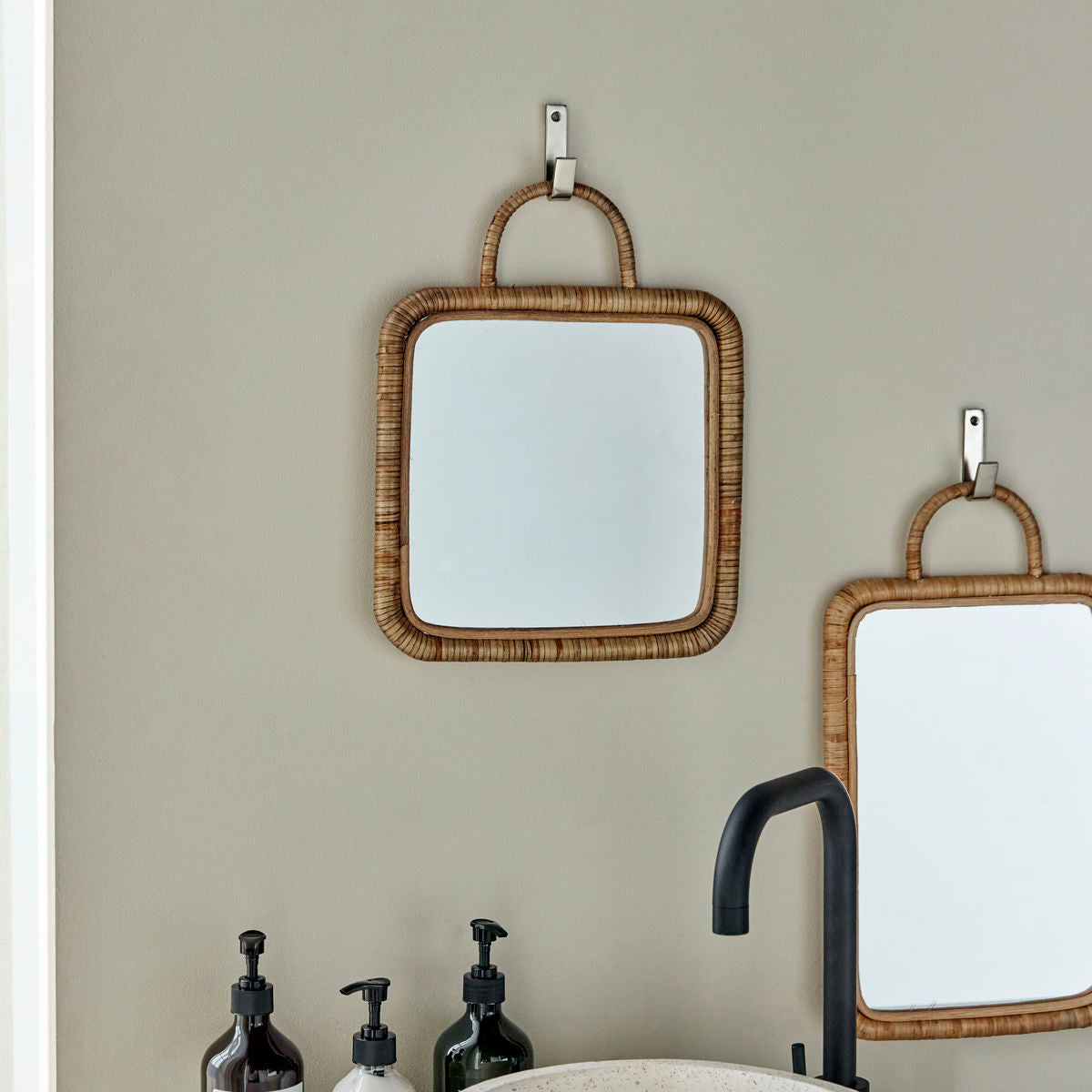 Meraki Mirror w. Frame, mkbaki, naturale