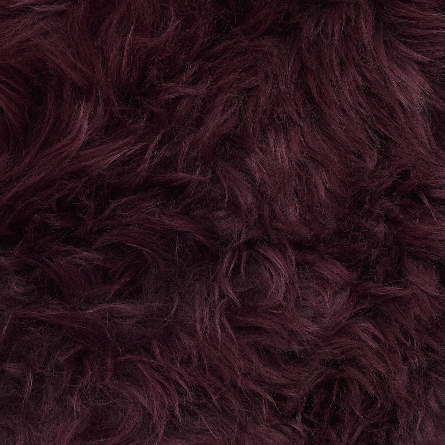 Plum Purple Genuine Sheepskin Chair Pad | Rund