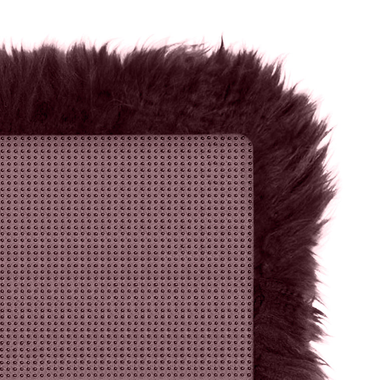 Plum Purple Genuine Sheepskin Chair Pad | Torget