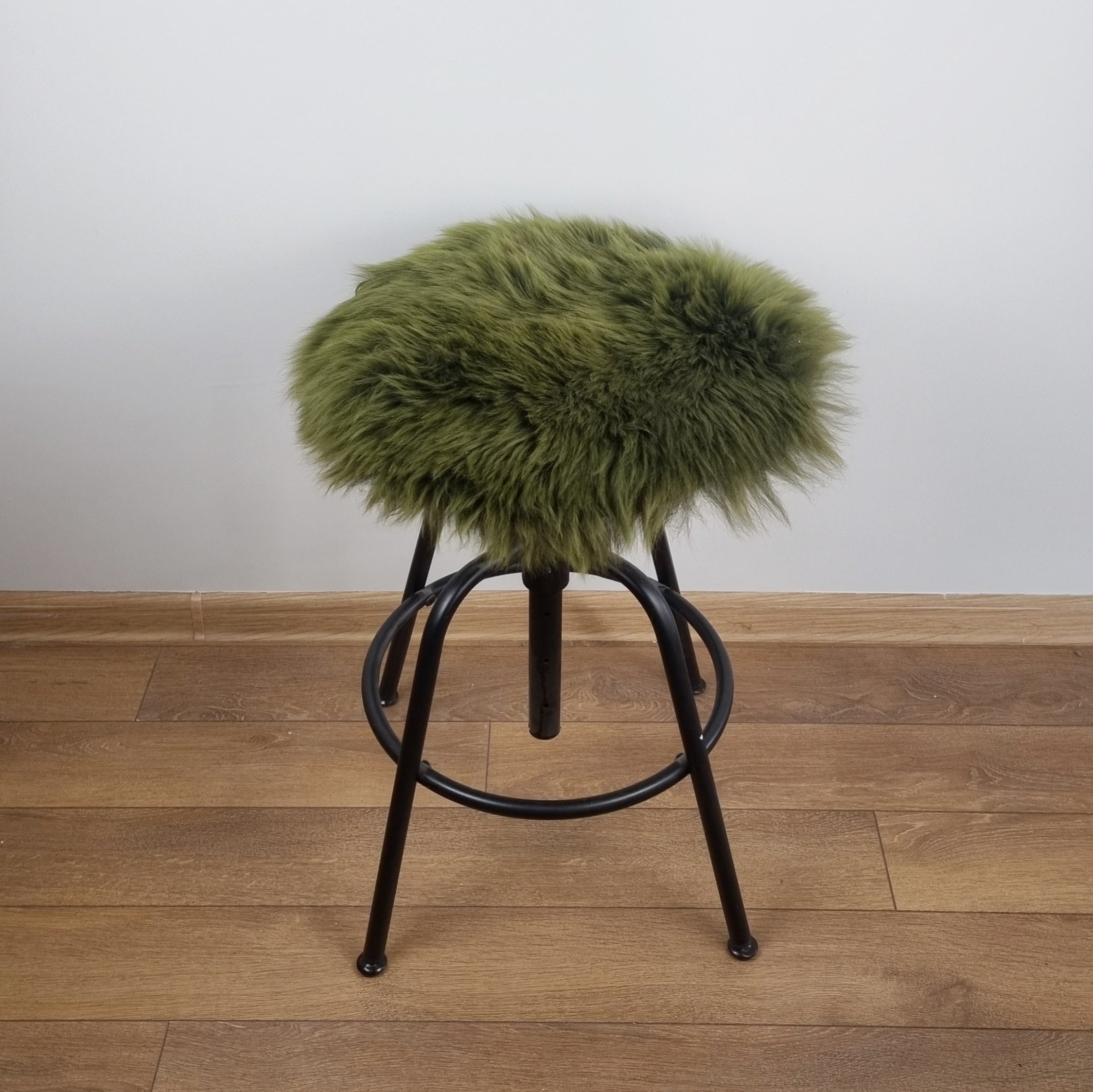 Verdite Verte Sheepskin Chaid Pad | Rond