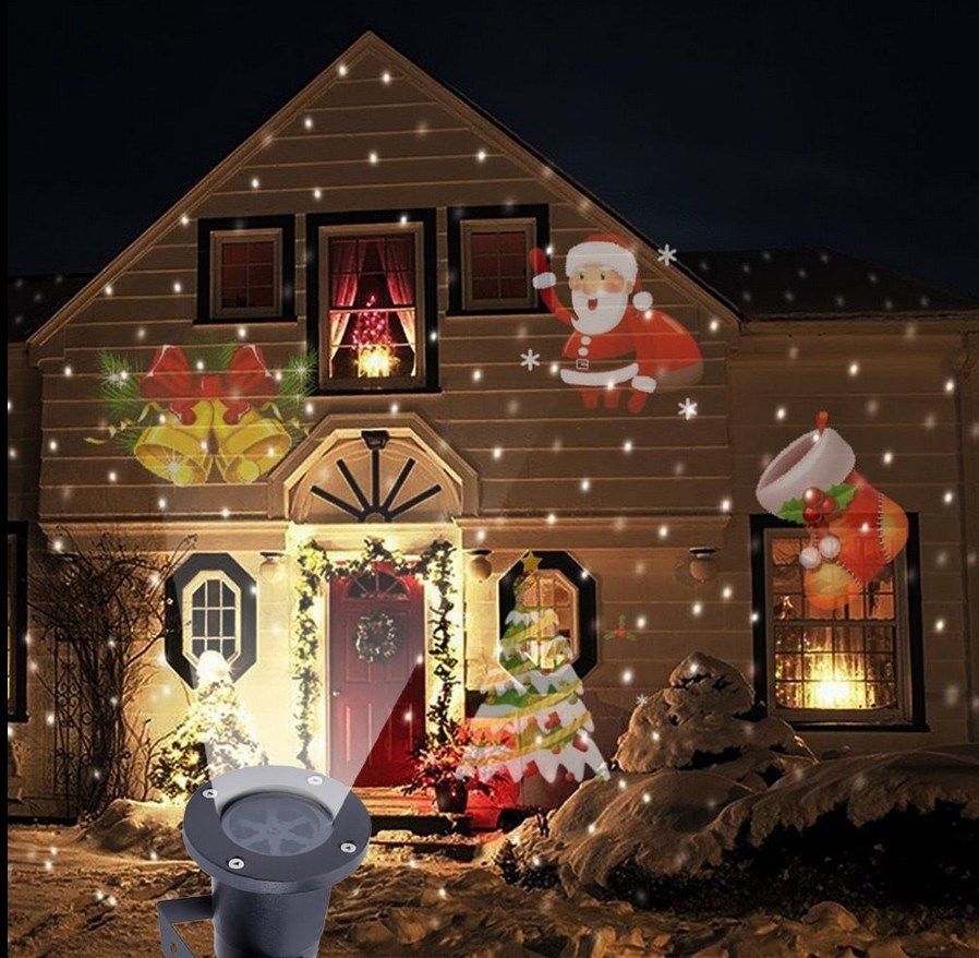 LED投影仪轻型户外圣诞节景观装饰