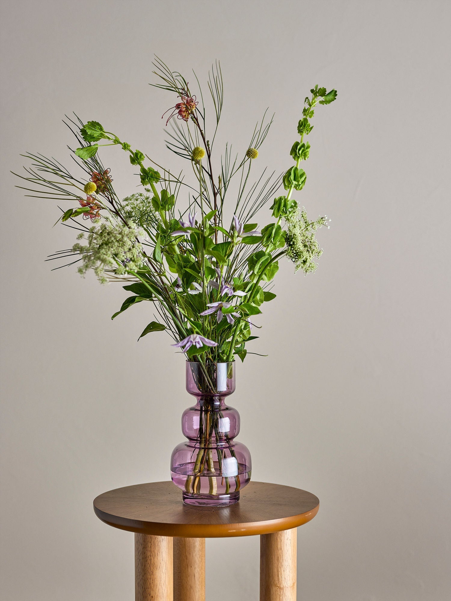 Bloomingville Johnson Vase, viola, vetro