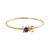 Design Letters Great Love Armspange 18k vergoldet, Amethyst Violett